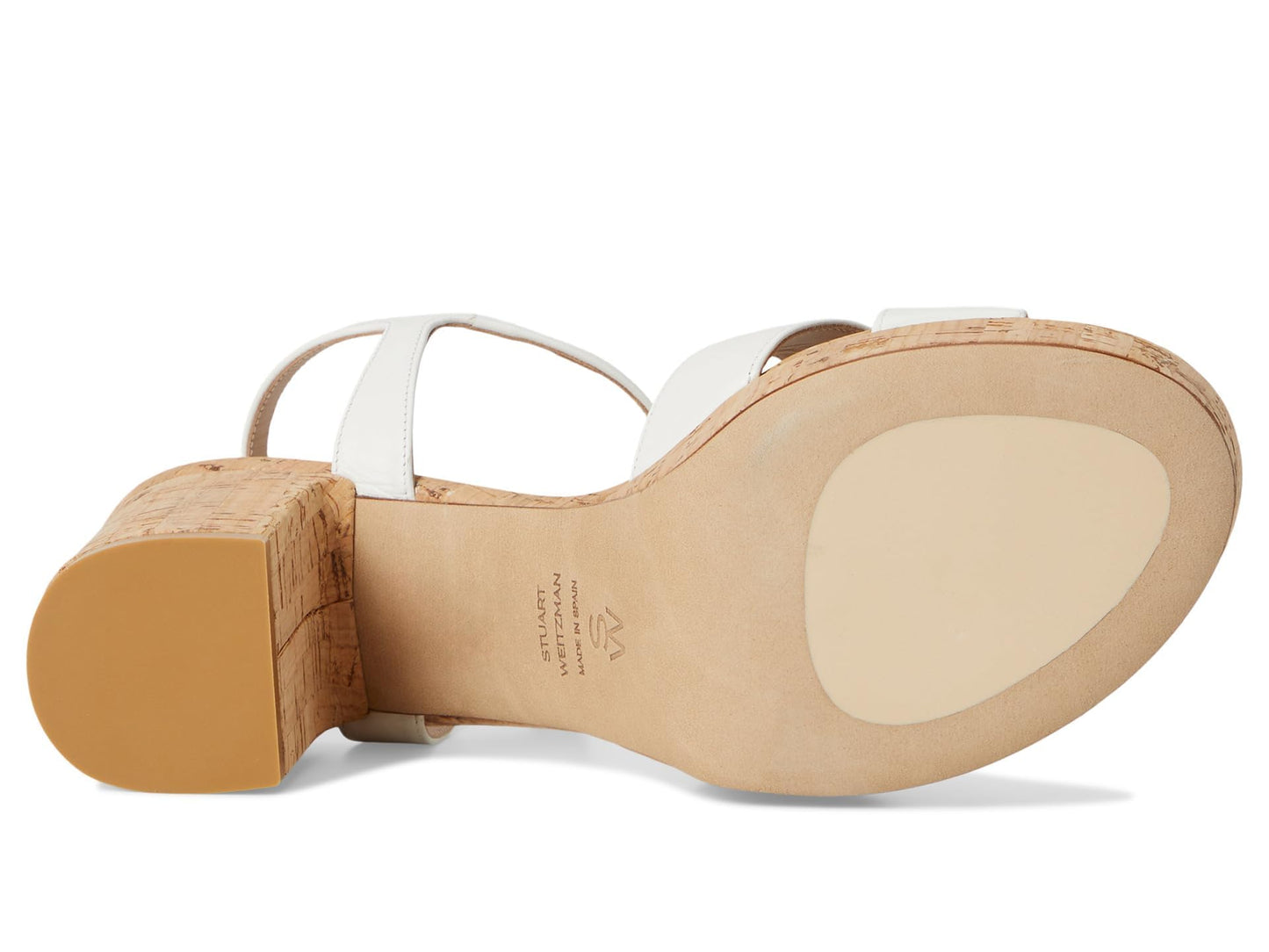 Stuart Weitzman Womens Dayna Platform 80 Cream 8.5 M