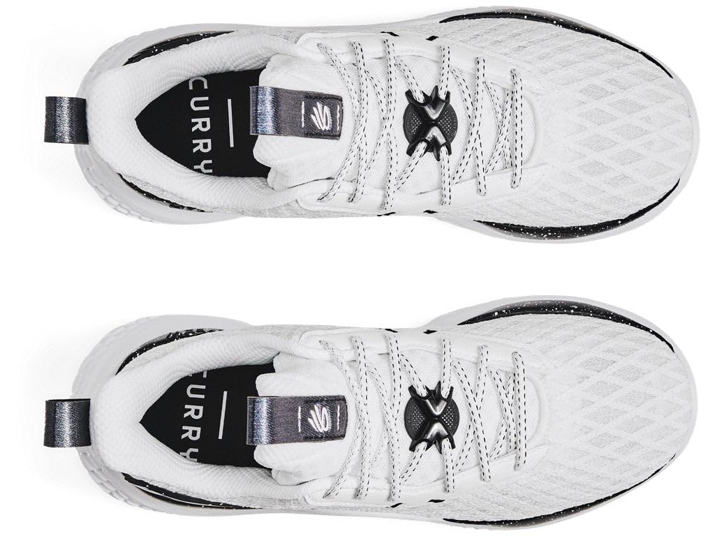 Under Armour Unisex Curry Flow 10 Team Basketball Shoes - UA Flow Cushioning Technology 18/19.5 White