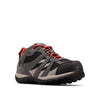 Columbia Youth Redmond Waterproof, Black/Flame, 4