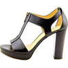 Michael Kors Berkley Sandal Black Vachetta 6.5 M