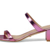 Stuart Weitzman Aleena 50 Block Slide Hot Pink Multi 7.5 B