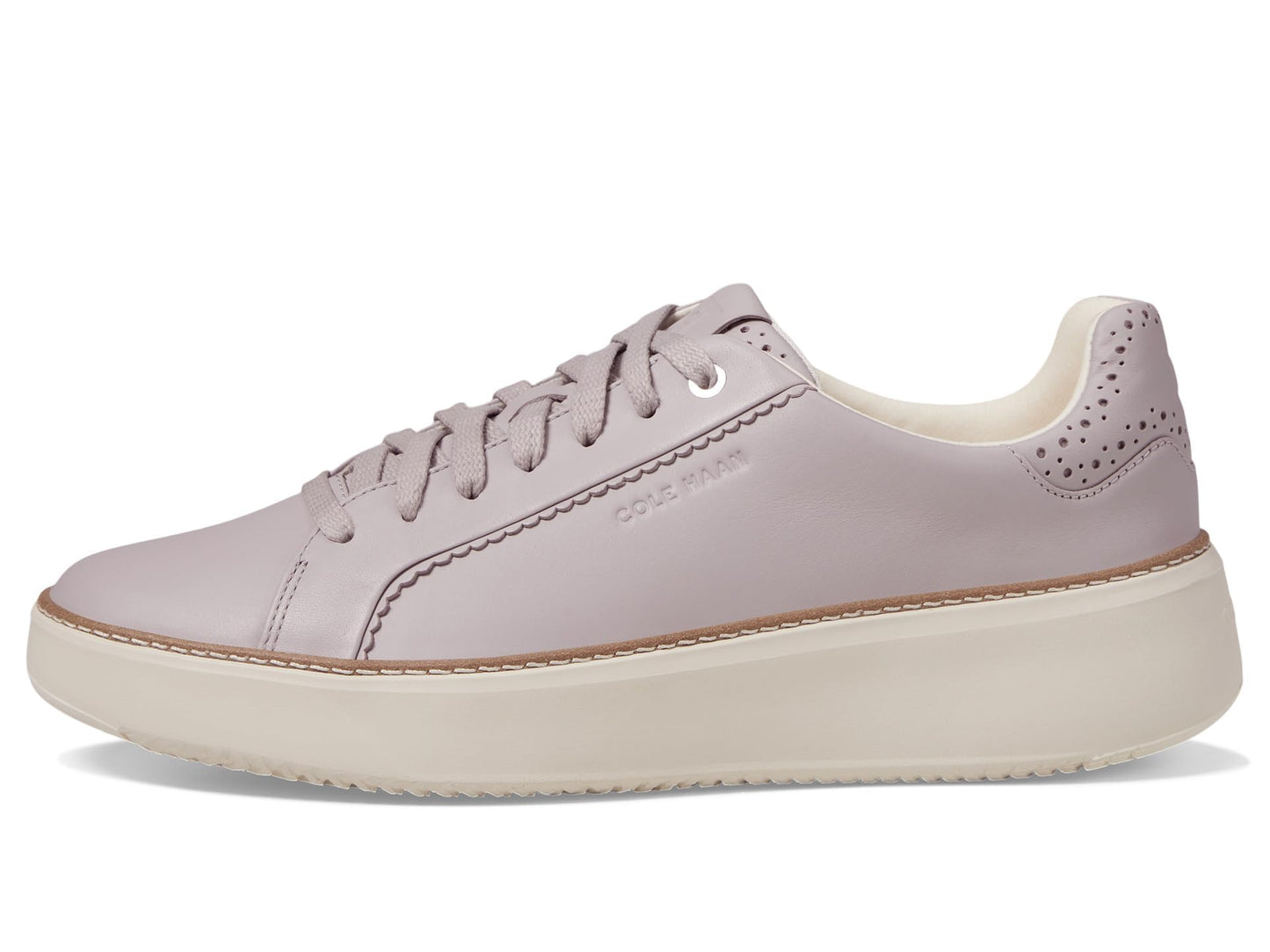 Cole Haan Women's Grandprø Topspin Sneaker, Ashes of Roses/Perf/Scallop, 8