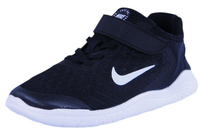 Nike Free Rn 2018 (PSV) Little Kids Casual Running Shoe Ah3452-003 Size 12 Black/White