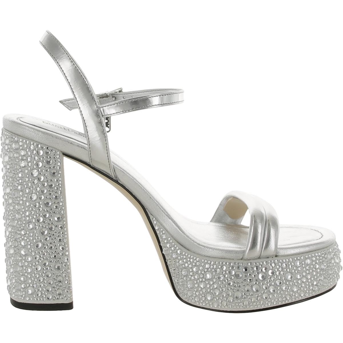 Michael Kors Laci Platform Sandal Silver 7 M