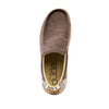 HEYDUDE Women's Mikka Chambray Chocolate Size 11 | Women’s Loafers | Women’s Slip On Shoes | Comfortable & Light-Weight