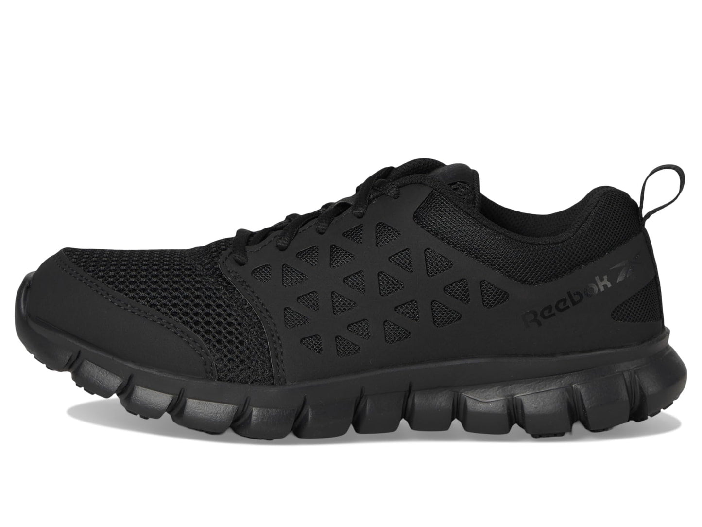 Reebok Work Women's Sublite Cushion Soft Toe Athletic Work Shoe Black - 8 Wide