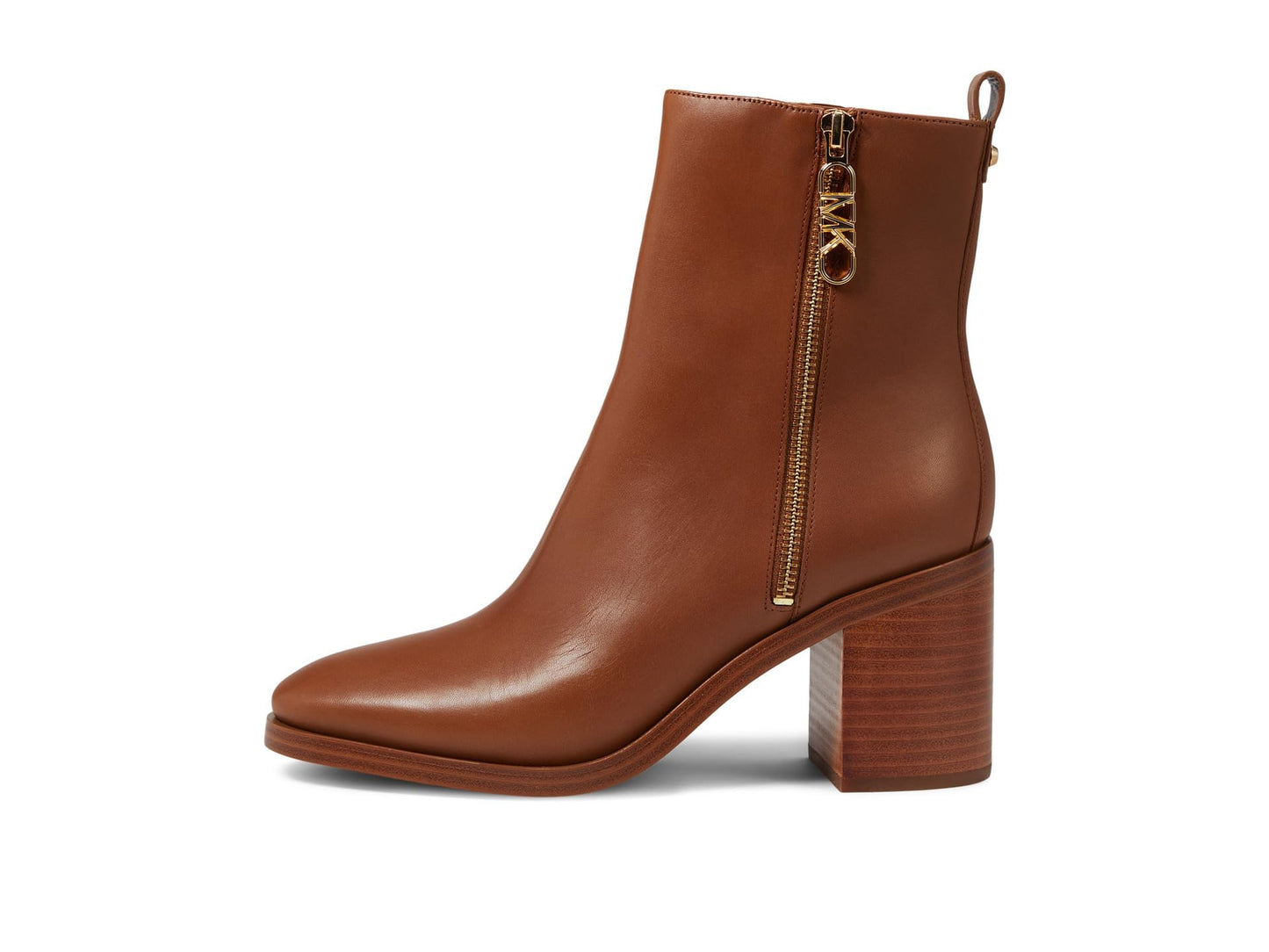Michael Kors Regan Mid Bootie Luggage 7 M