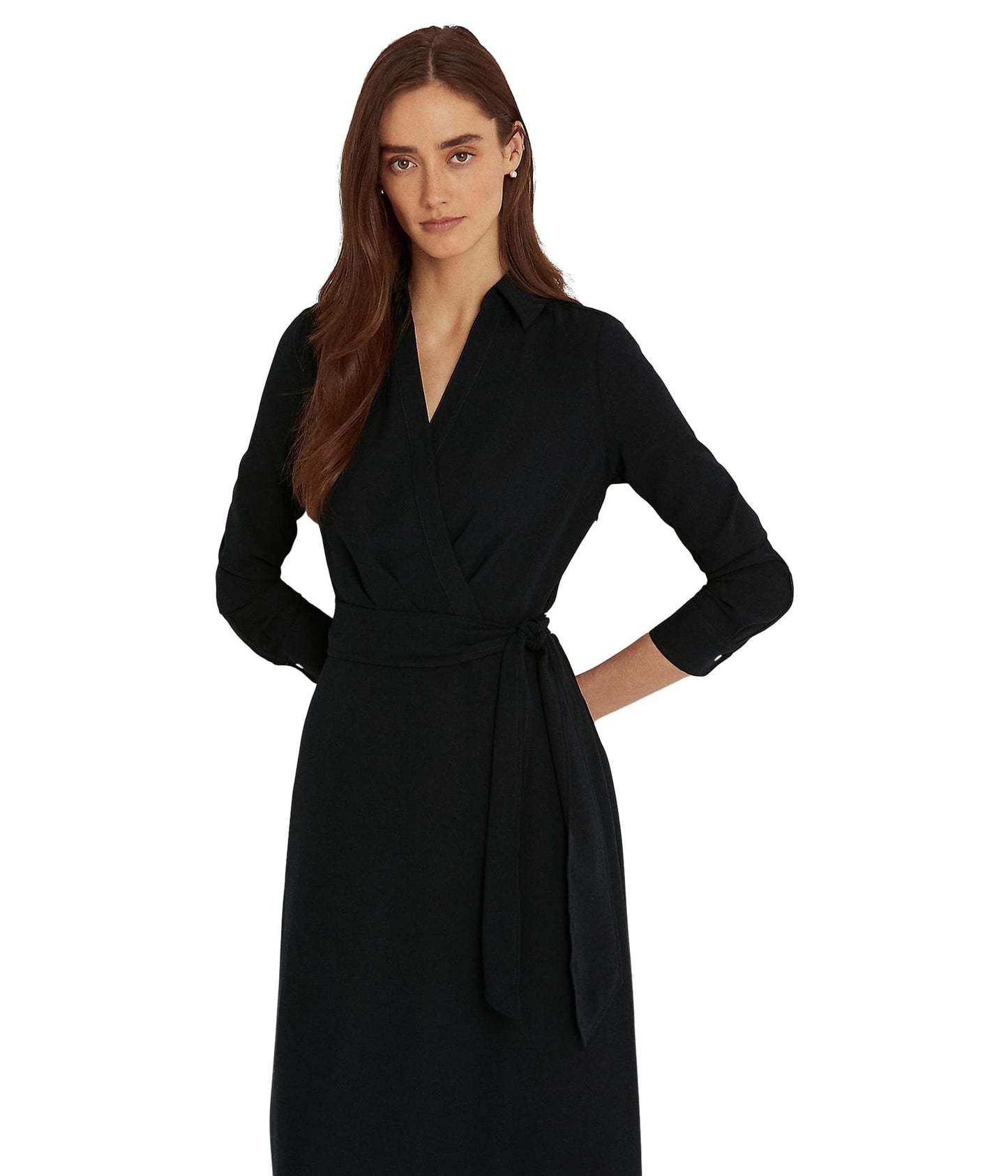 Lauren Ralph Lauren Long Sleeve Day Dress Lighthouse Navy 14