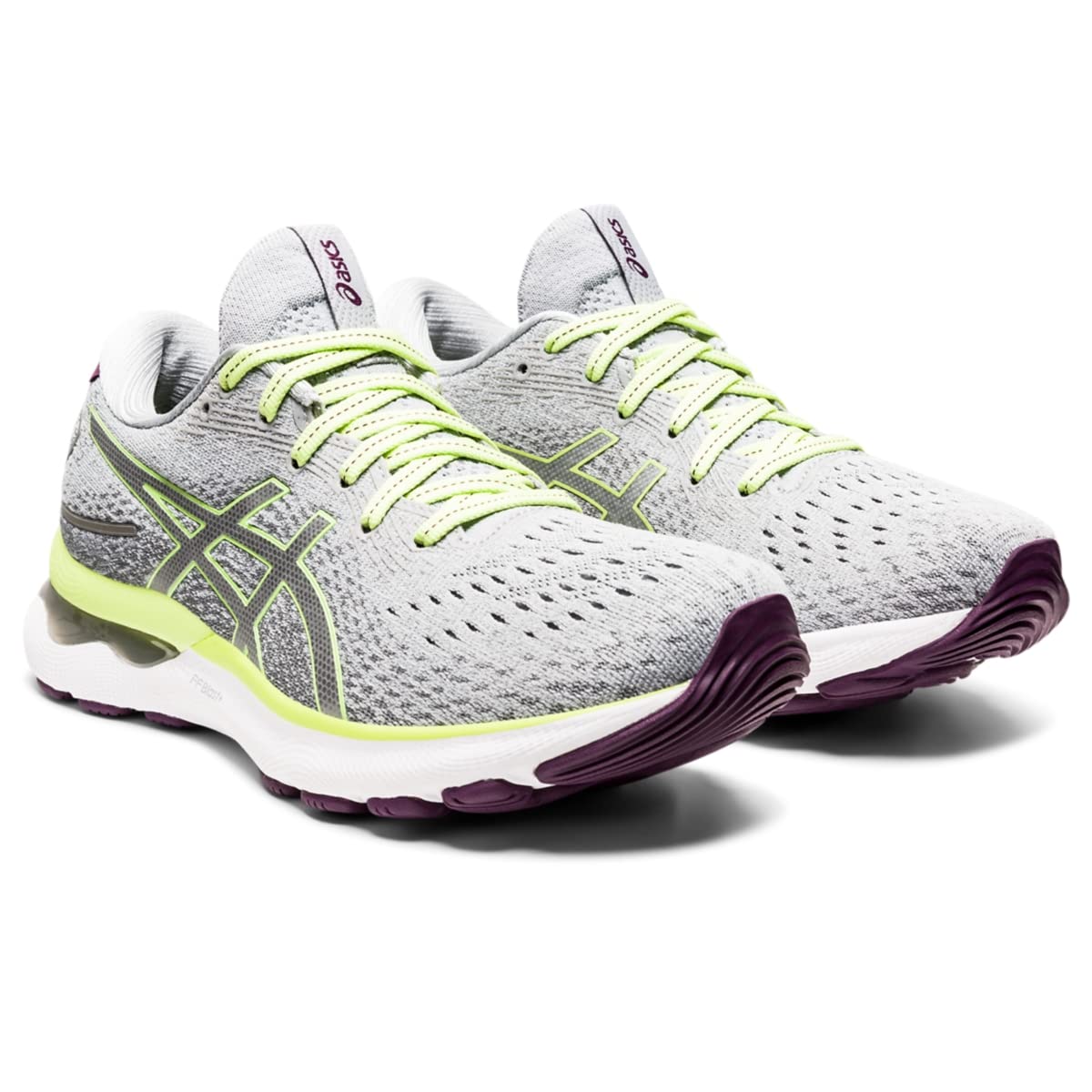 ASICS Gel-Nimbus® 24 Piedmont Grey/Lime Green 6.5 B (M)