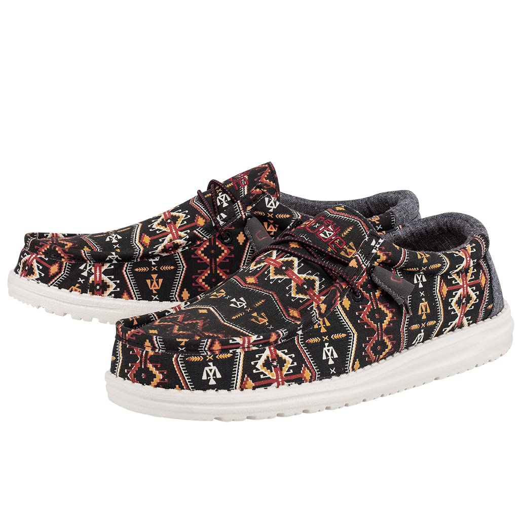 HEYDUDE Men's Wally Thunderbird Size 11 | Men’s Shoes | Men's Lace Up Loafers | Comfortable & Light-Weight