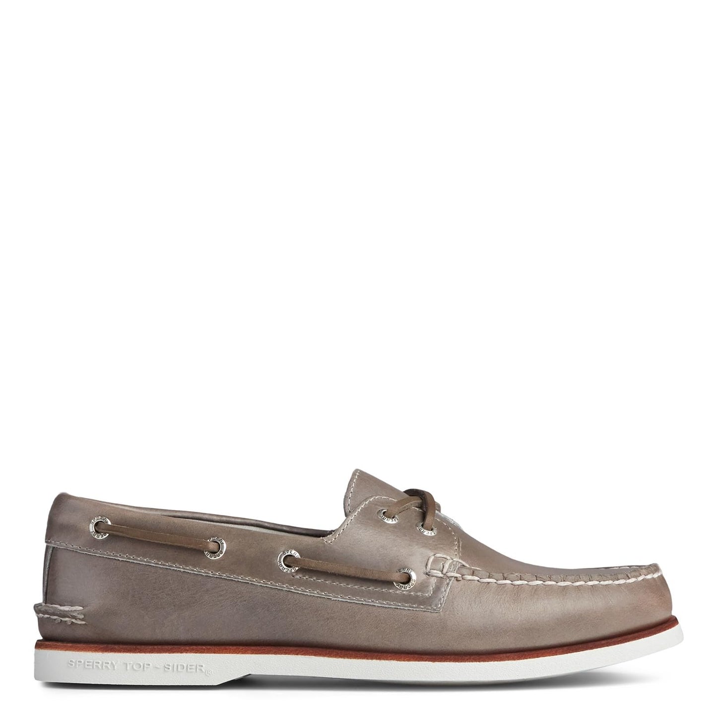 Sperry Men's Gold A/O 2-Eye Boat Shoe, Grey, 14 M