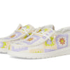 HEYDUDE Women's Wendy Cottage Crochet Egret/Lavender/Multi 8 Medium