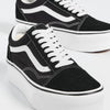 Vans UA Old Skool Stackforms, Black/True White, 12 US Women/10.5 US Men