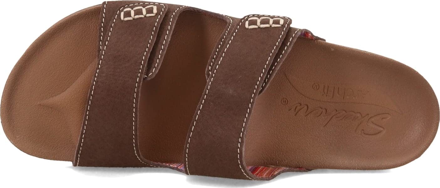 Skechers Women's, Arch Fit Granola - Desert Posy Sandal Chocolate 10 M