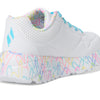 Skechers Women's Uno Lite - Lovely Luv 314976L (Little Kid/Big Kid) White/Pink/Turquoise 13 Medium