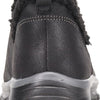 Skechers Women's EASY GOING - Buried - Scooped Collar Bootie with Faux Fur Trim Boot, black, 8.5 M US