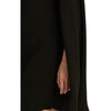 Lauren Ralph Lauren Cape Georgette Cocktail Dress Black 14