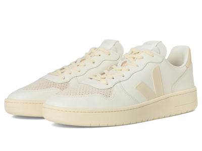VEJA Men's V-10 Prime Sneaker, Pure Calcaire, 9.5