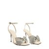 SCHUTZ Women's Mila Heeled Sandal, Pearl, 8.5