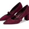 Stuart Weitzman SW 75 Mary Jane Pump Cabernet 8 B