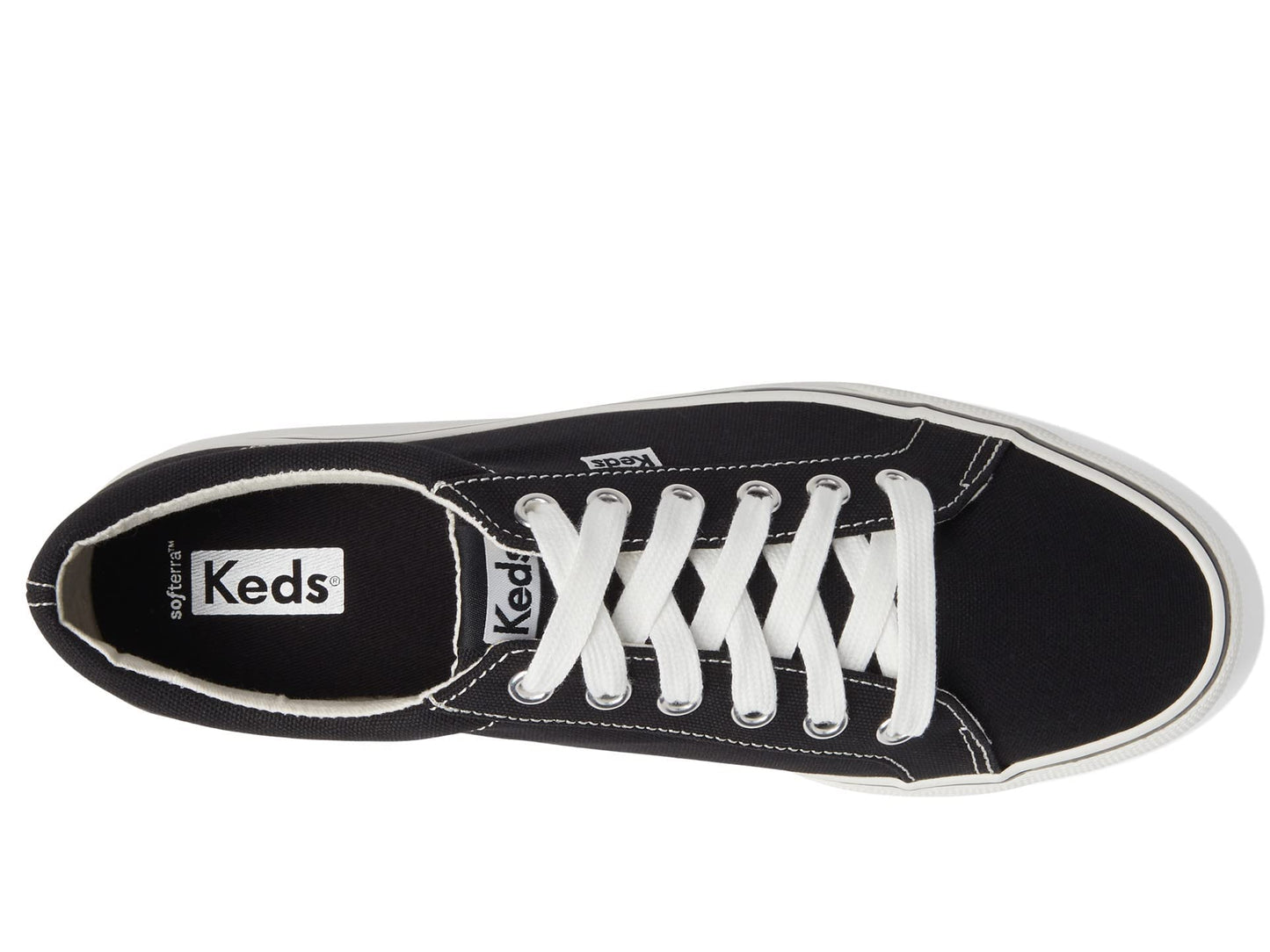 Keds Jump Kick Lace Up Black 7.5 B (M)