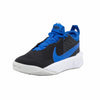 Nike boys Team Hustle D10 GS Basketball Shoe, Black/Game Royal-photon Dust, 5.5 Big Kid