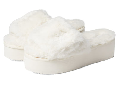 Michael Kors Fifi Platform Slide Cream 7 M