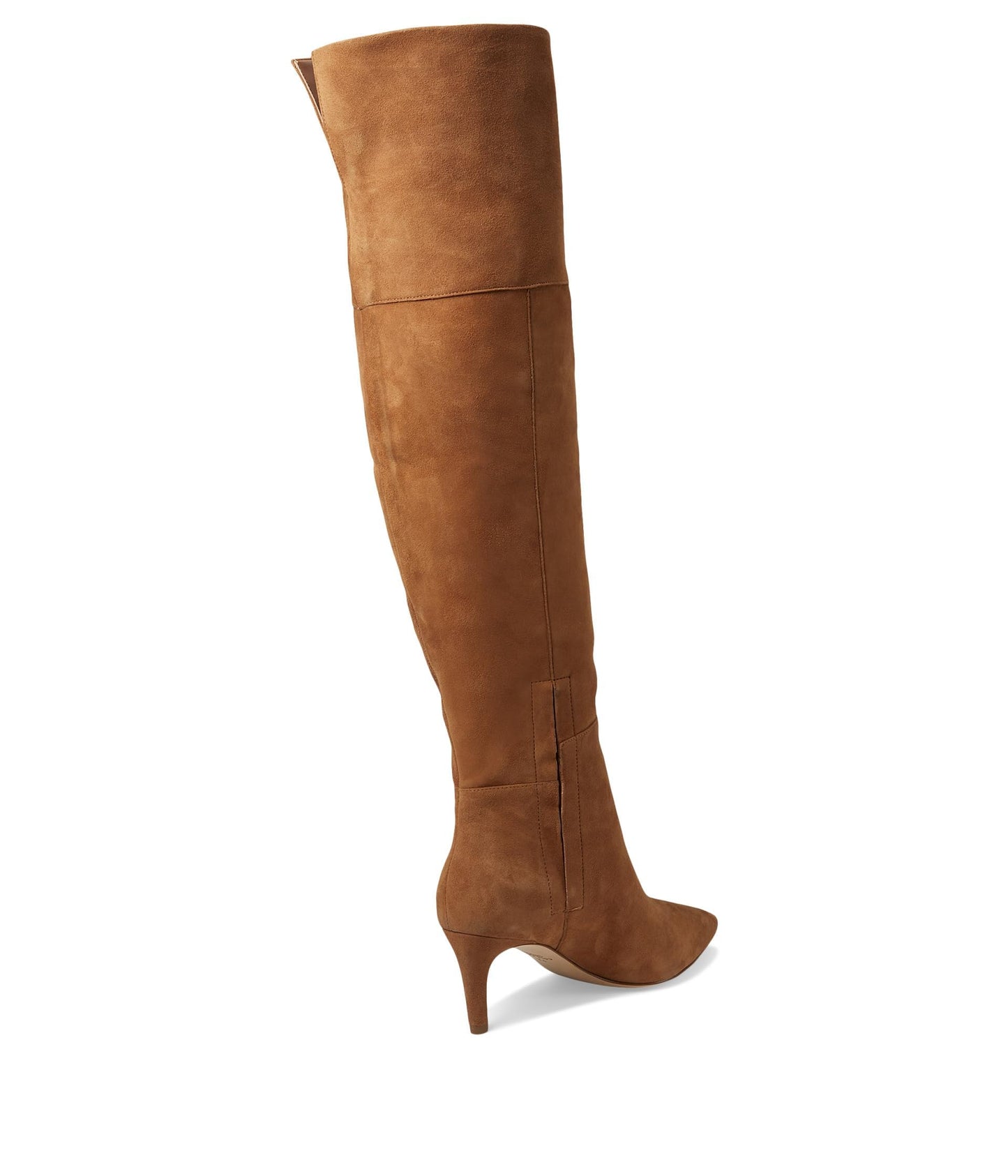 Cole Haan Women's Vandam Over The Knee 65 mm Equestrian Boot, Golden Honey Suede, 5