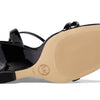 Michael Michael Kors Nadina Wedges for Women - Leather Upper - Synthetic Lining - Padded Synthetic Footbed Black 6 M