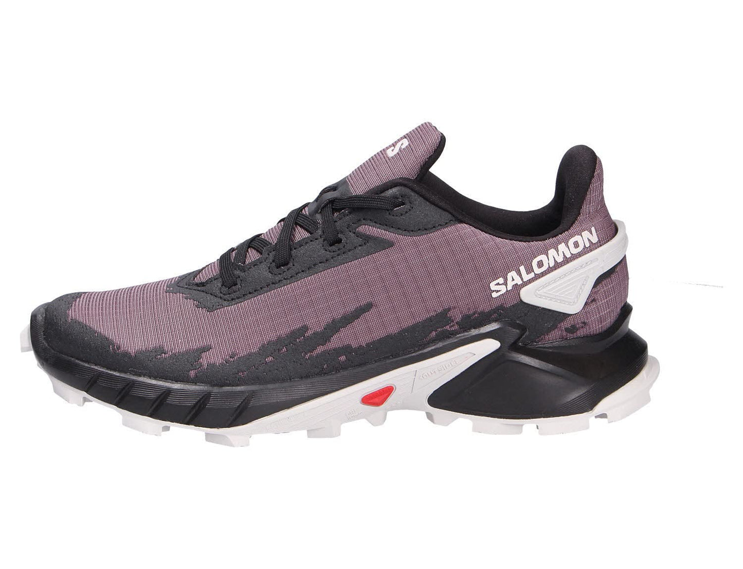 Salomon Women's ALPHACROSS 4 Trail Running Shoes for Women, Moonscape/Black/Lunar Rock