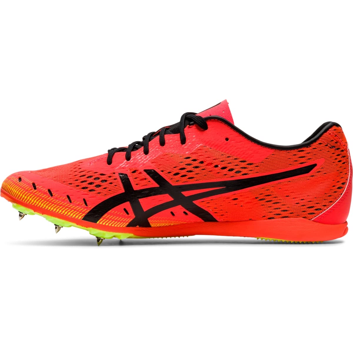 ASICS Unisex Gun Lap 2 Track & Field Shoes, 9.5, SUNRISE RED/BLACK