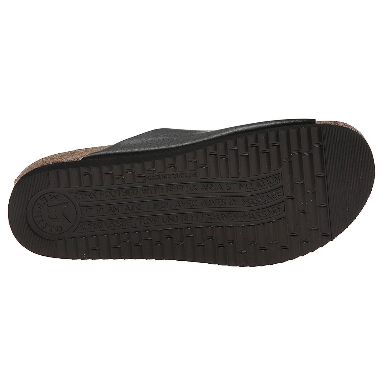 Mephisto Women's Harmony Sandal, Black Waxy, 11 M US