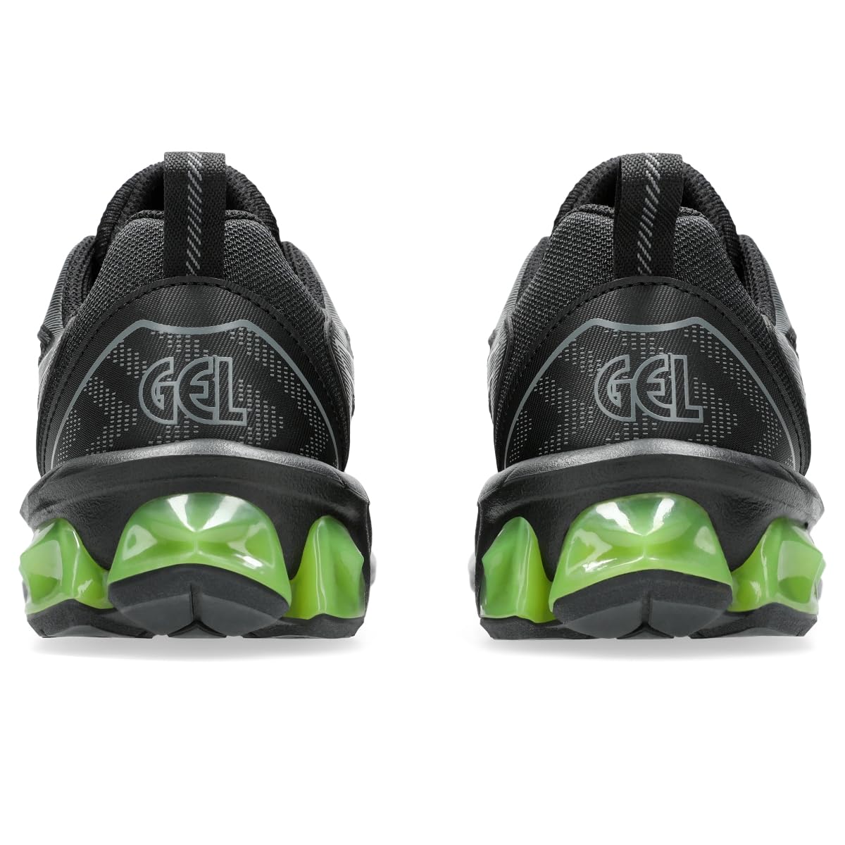 ASICS Kid's Gel-Quantum 90 IV Grade School Sportstyle Shoes, 3.5, Black/NEON Lime