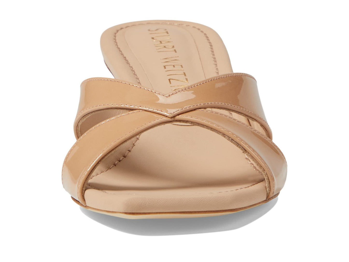 Stuart Weitzman Miami Xcurve 50 Slide Adobe 9.5 B