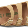 Birkenstock Florida Fresh Vegan Birkibuc Latte Cream Sandals