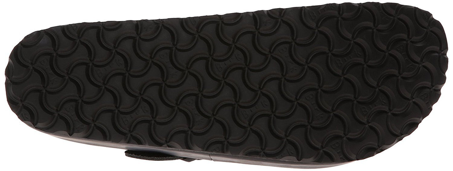 Birkenstock Unisex London SFB Leather Mule,Hunter Black,45 EU/M12 M US