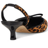 Cole Haan Womens Noella Bow Sling Pump, Leopard Print Haircalf, 8 Medium
