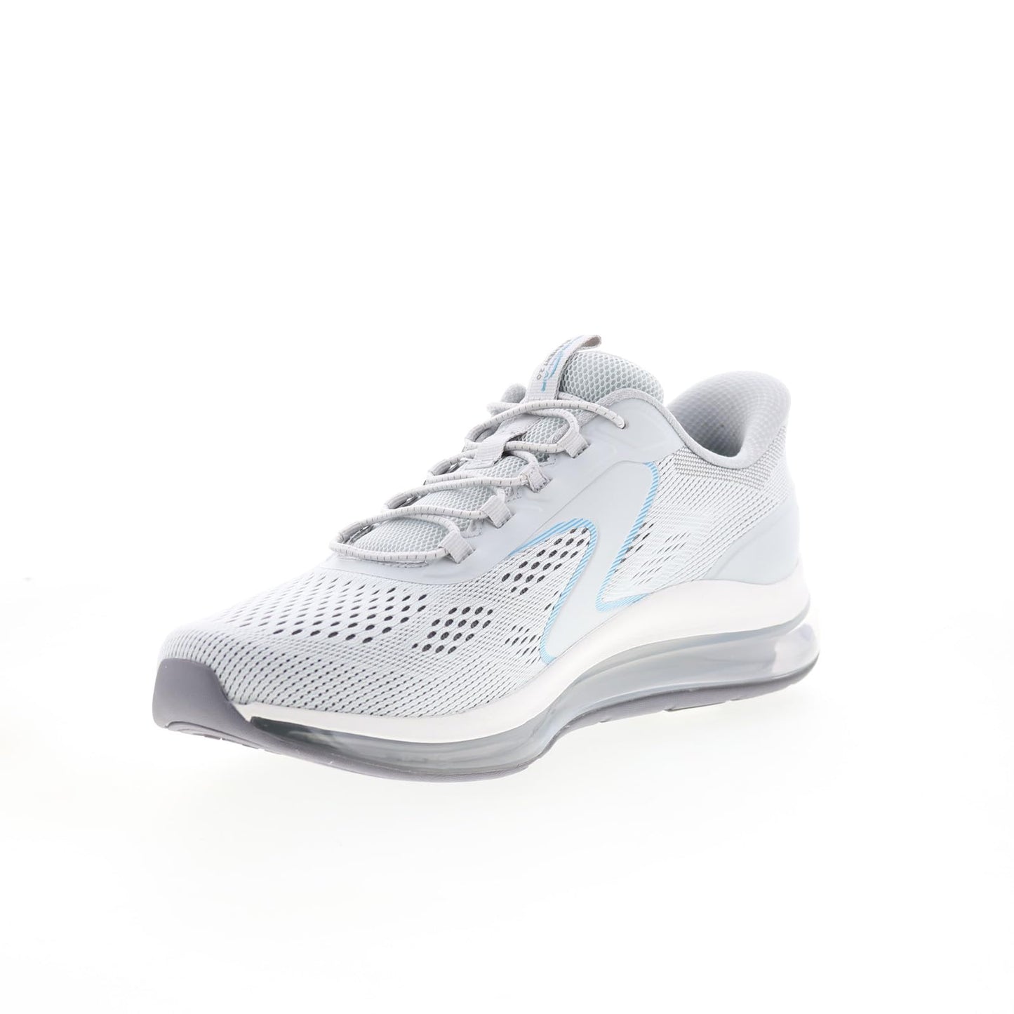 Skechers - Mens Skech-Air Element 2.0 - Sairo Slip On Shoes, Color Gray/Blue, Size: 10.5 M US