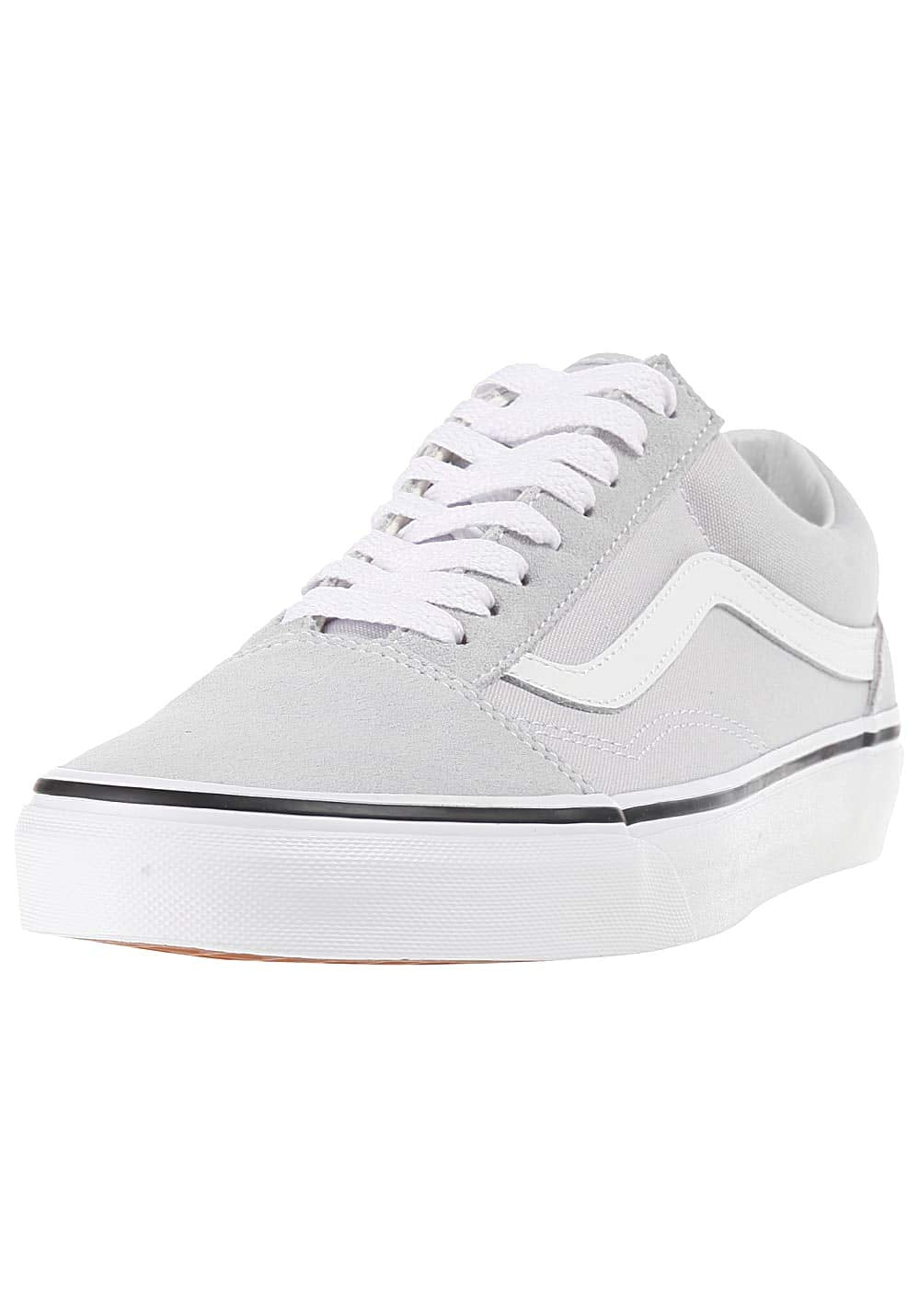 Vans Old Skool Gray Dawn/True White (9.5 M US Women / 8 M US Men, Gray Dawn/True White)