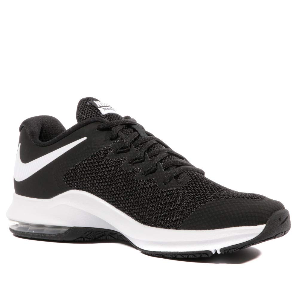 Nike Air Max Alpha Trainer Mens Running Trainers AA7060 Sneakers Shoes (Black White 001, 8)