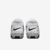 Nike Alpha Menace 4 Pro Football Cleats (FD7037-100, White/Metallic Silver/Photon Dust) Size 15