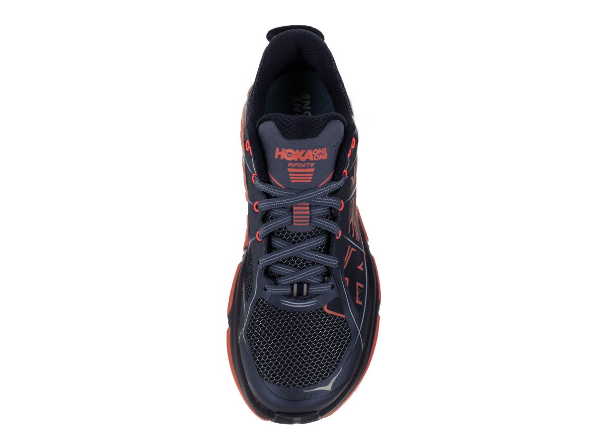Hoka One One Infinite Running Sneaker Shoe - Coastal Fjord/Neaon CoraL - Womens - 9