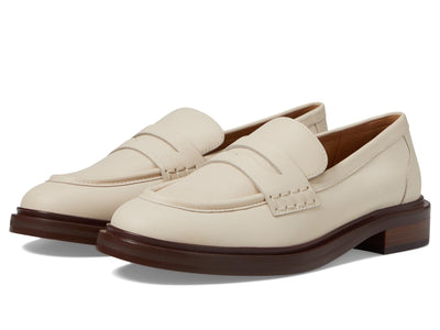 Madewell Womens The Vernon Loafer Ecru 7 Medium