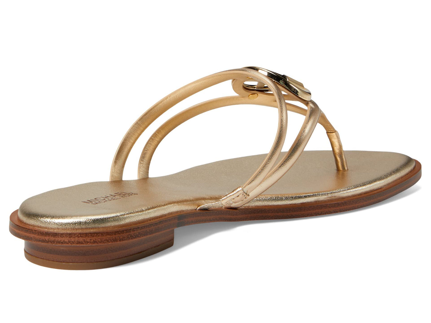 Michael Kors Hampton Flat Sandal Pale Gold 9.5 M