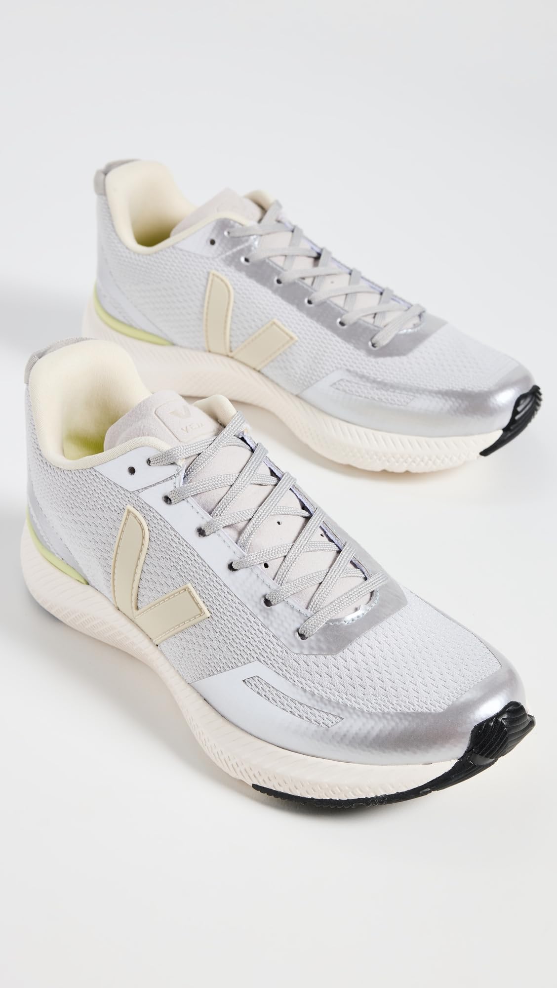 Veja Women's Impala Sneakers, Light Grey/Pierre/Silver, 10 Medium US