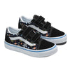 Vans Boy's Modern Sports Shoes, Y61 Glow Cosmic Zoo Black Blue, 14 Little Kid