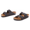 Birkenstock Arizona Soft Footbed Velvet Gray Suede Regular Width - EU Size 44 / Men's US Size 11-11.5