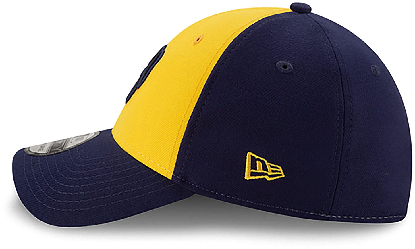 New Era Milwaukee Brewers Alt Logo Team Classic 39THIRTY Navy Stretch Fit Hat S-M