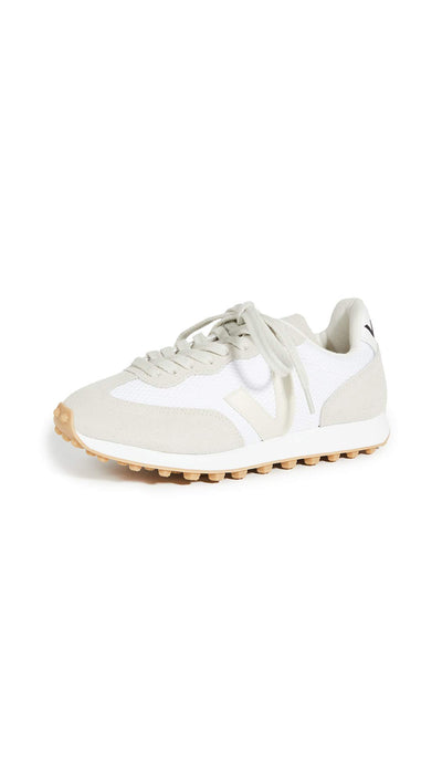 Veja Women's Rio Branco Sneakers, White/Pierre/Natural, 9 Medium US