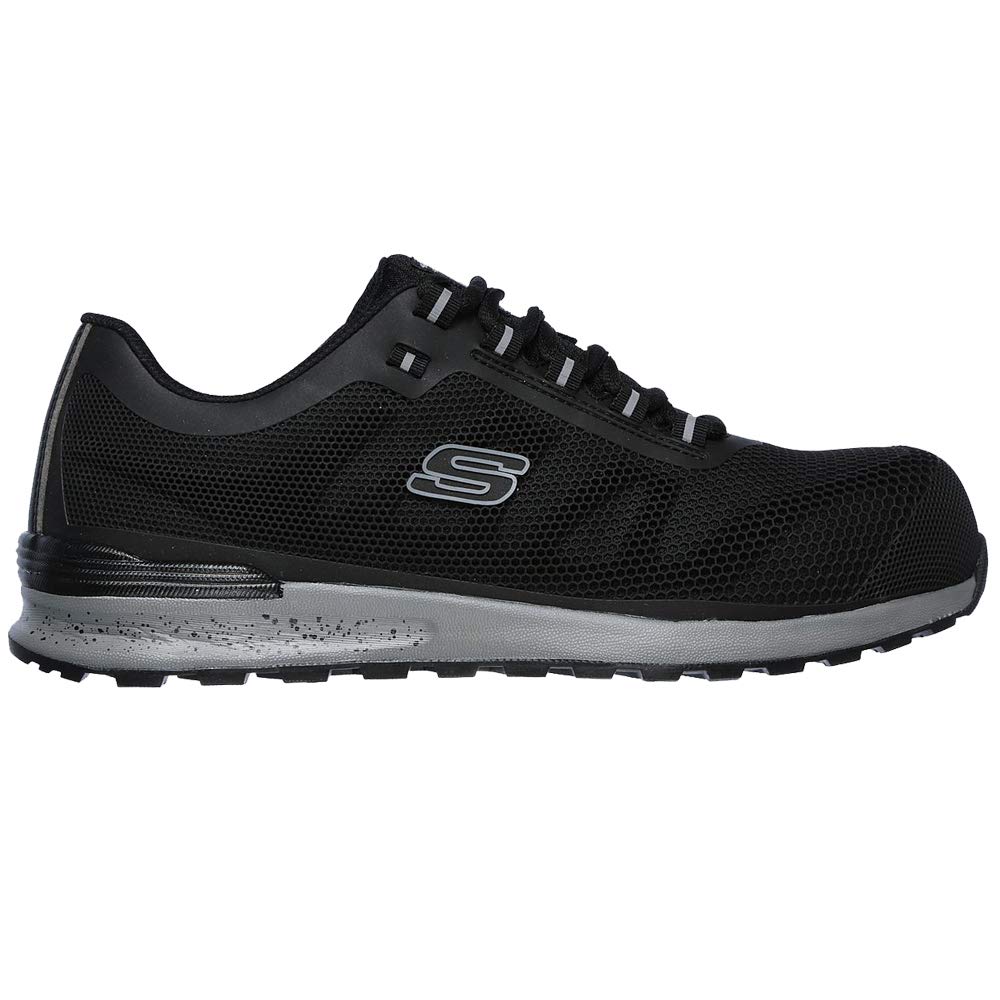 Skechers Men's Bulkin Shoe, Black, 7.5 M US